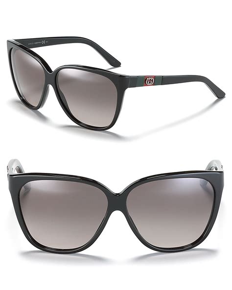 black cat eye gucci sunglasses|Gucci 54mm cat eye sunglasses.